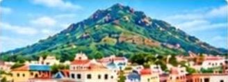 View of Tiruvannamalai and the hill